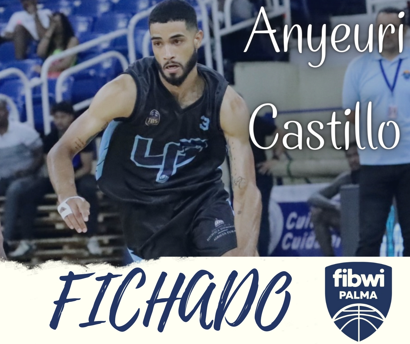 Cartel fichaje Anyeuri Castillo