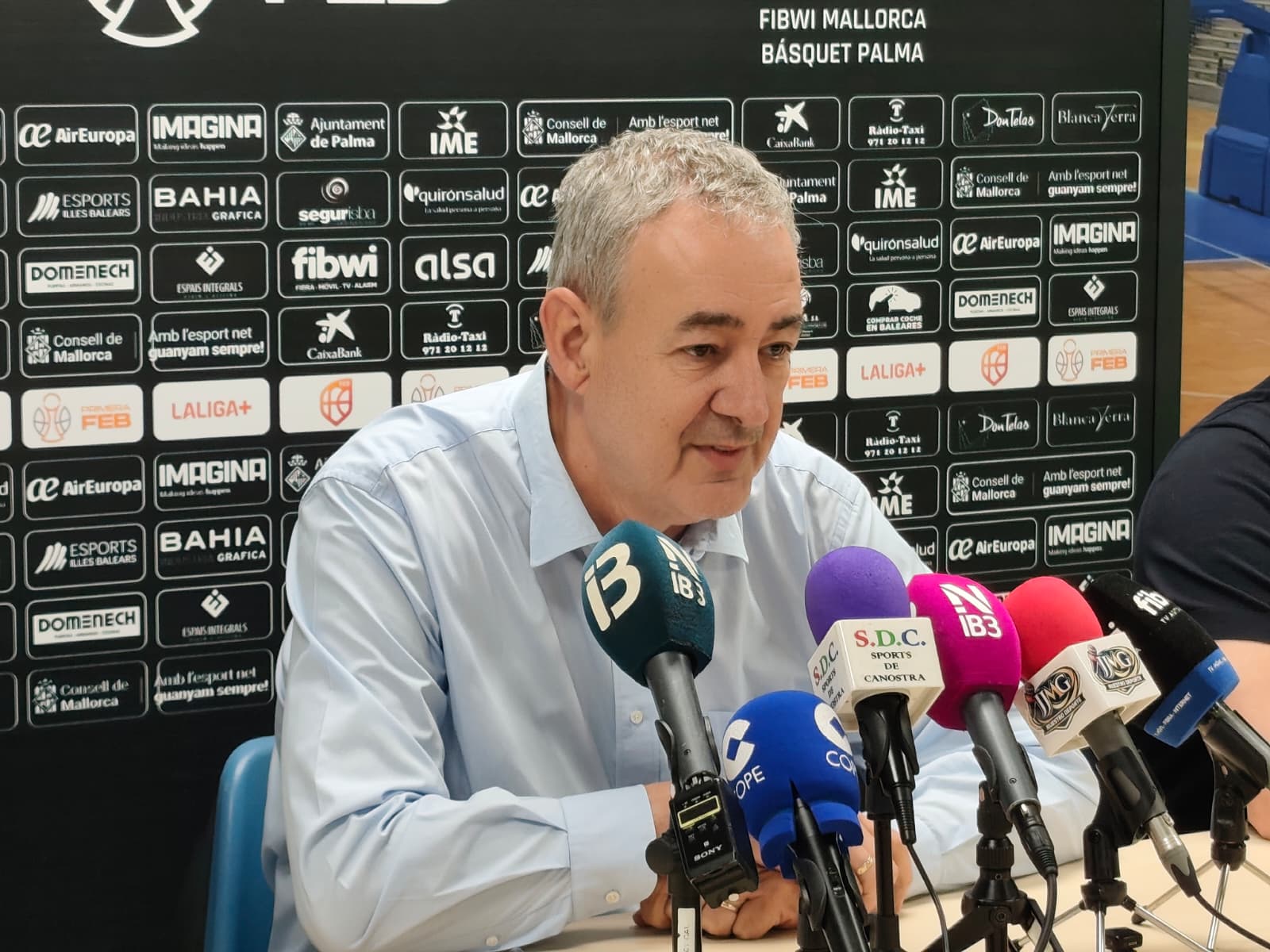 Guiem Boscana durante la rueda de prensa